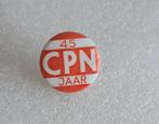 Oude button, CPN, COMMUNISTISCHE PARTIJ VAN NEDERLAND, 45 JR, Verzamelen, Verzenden, Gebruikt, Overige onderwerpen