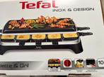 Tefal raclette  gourmet stel, Ophalen, Zo goed als nieuw, 8 personen of meer