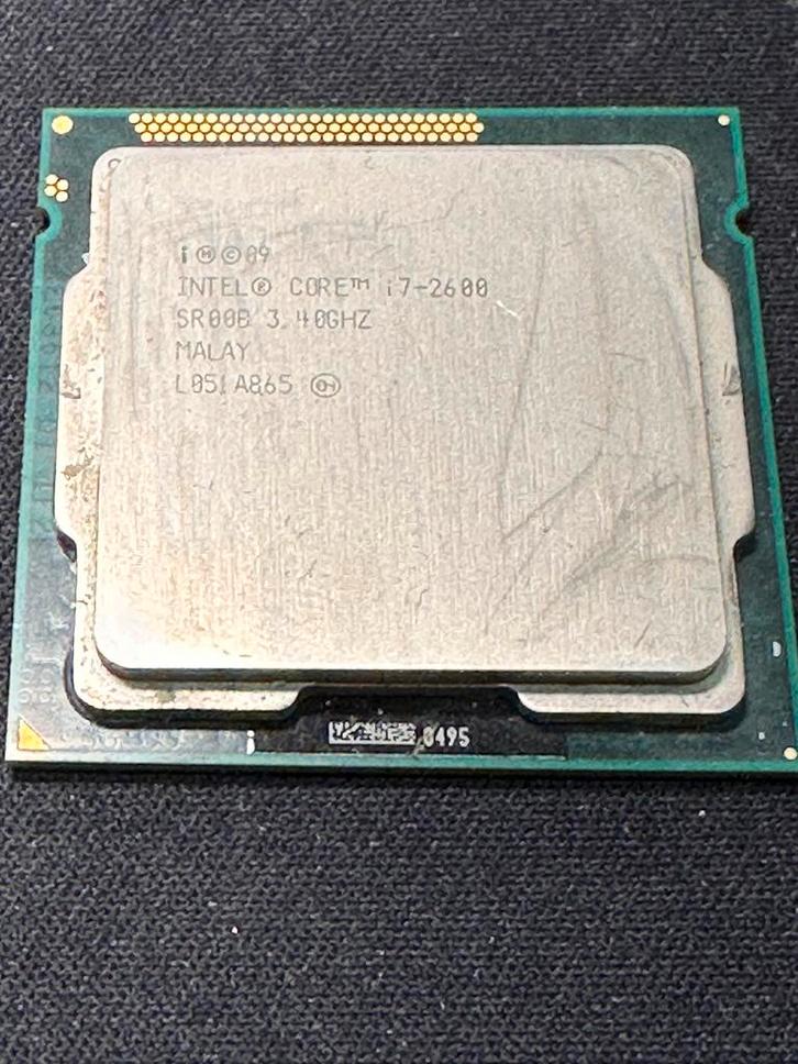 Intel Core i7-2600 CPU - 3.40GHz, Computers en Software, Processors, Gebruikt, 4-core, 3 tot 4 Ghz, Ophalen of Verzenden