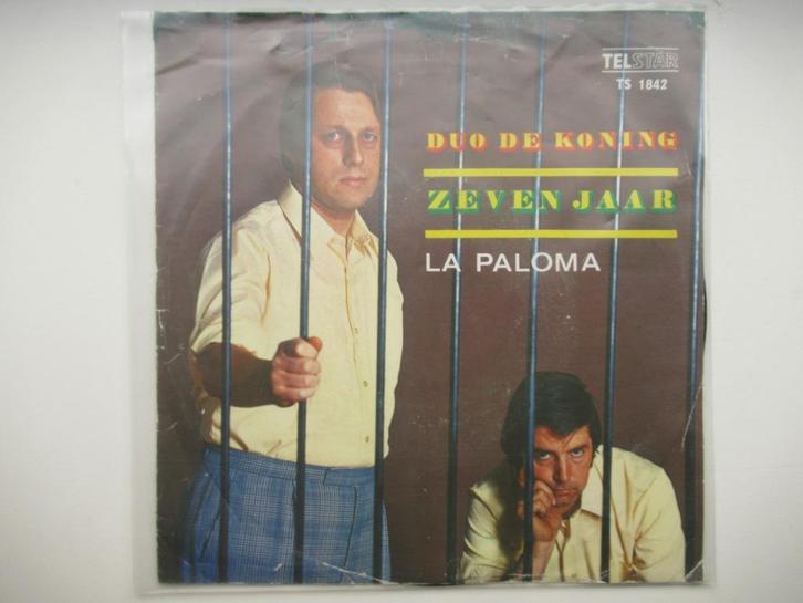 DUO DE KONING # ZEVEN JAAR ( de bajes in) / LA PALOMA, Cd's en Dvd's, Vinyl | Nederlandstalig, Zo goed als nieuw, Levenslied of Smartlap