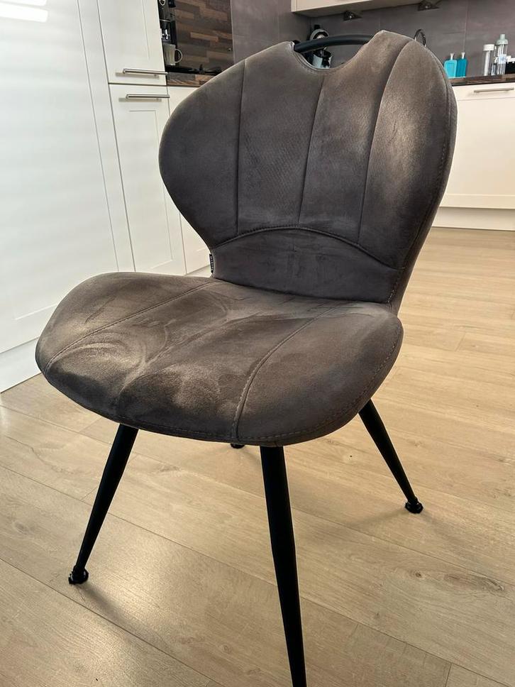 Mooie (Eetkamer) stoelen te koop!, Huis en Inrichting, Stoelen, Zo goed als nieuw, Vijf, Zes of meer stoelen, Stof, Bruin, Ophalen