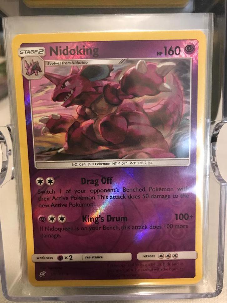 Nidoking TEU 59 Reverse, Hobby en Vrije tijd, Verzamelkaartspellen | Pokémon, Nieuw, Losse kaart, Foil, Ophalen of Verzenden