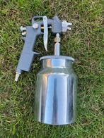 Verfspuit met reservoir, Ophalen of Verzenden, Gebruikt, Verfspuit of Verfpomp