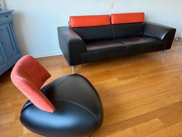Leolux HOWLO 3-zits bank en fauteuil Pallone 901 beschikbaar voor biedingen