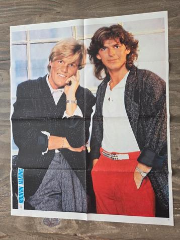 Grote Jaren '80 Poster van Modern Talking  beschikbaar voor biedingen