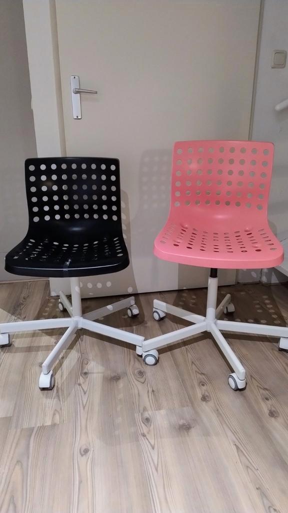 Bureau stoelen Ikea in hoogte verstelbaar., Huis en Inrichting, Bureaustoelen, Gebruikt, Ophalen
