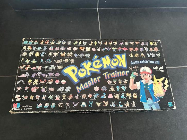 Pokémon Master Trainer Bordspel/Boardgame, Hobby en Vrije tijd, Gezelschapsspellen | Bordspellen, Gebruikt, Vijf spelers of meer
