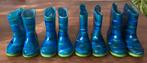 Regenlaars blauw groen met haai maat 24 25 28, Gebruikt, Jongen of Meisje, Ophalen of Verzenden, Laarzen