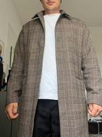 Geruite overjas Samsøe Samsøe - M/L, Kleding | Heren, Ophalen of Verzenden, Zo goed als nieuw, Beige