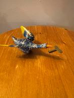 Vintage blikken opwind vogel, Antiek en Kunst, Antiek | Speelgoed, Ophalen of Verzenden