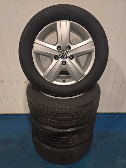 🌞Originele VW Thunder velgen 17 inch T5 T6 T7 Bridgestone, Auto-onderdelen, Banden en Velgen, Banden en Velgen, Zomerbanden, 17 inch