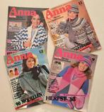 4 x Anna - Burda plezier met Handwerken uit 1983, Hobby en Vrije tijd, Breien en Haken, Ophalen of Verzenden, Gebruikt, Breien of Haken