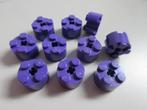 nr. 8418, 10 ronde paarse 2x2 stenen, Ophalen of Verzenden, Zo goed als nieuw, Complete set, Lego