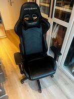 Leder Dxracer Gaming Bureau Stoel - Nieuwstaat!, Huis en Inrichting, Bureaustoelen, Ophalen, Gaming bureaustoel, Zwart, Zo goed als nieuw