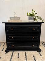 Mooie zwarte ladekast, Ophalen, 50 tot 100 cm, Zo goed als nieuw, 3 of 4 laden