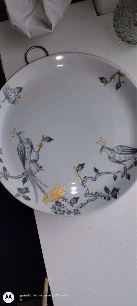 4 Nieuwe Vivo Dinerborden Peacock, Huis en Inrichting, Keuken | Servies, Nieuw, Bord(en), Overige stijlen, Porselein, Ophalen of Verzenden