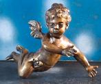 Putti.  Brons.  Italy.  Oud. 19 cm., Ophalen, Zo goed als nieuw, Beeld(je), Christendom | Katholiek