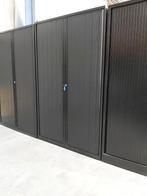 Zwarte archiefkasten, Met slot, 25 tot 50 cm, Metaal, 100 tot 150 cm