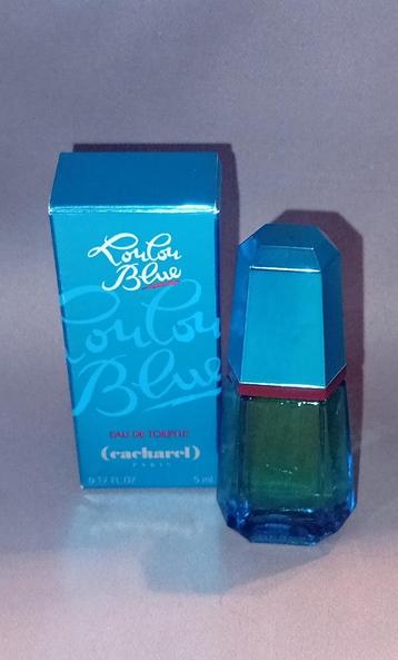 Volle parfum mini -  Cacharel lou lou blue + doosje beschikbaar voor biedingen