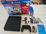 Playstation 4 slim incl 5 spellen, controller en alle kabels, Ophalen of Verzenden, Zo goed als nieuw, Met 1 controller, Slim