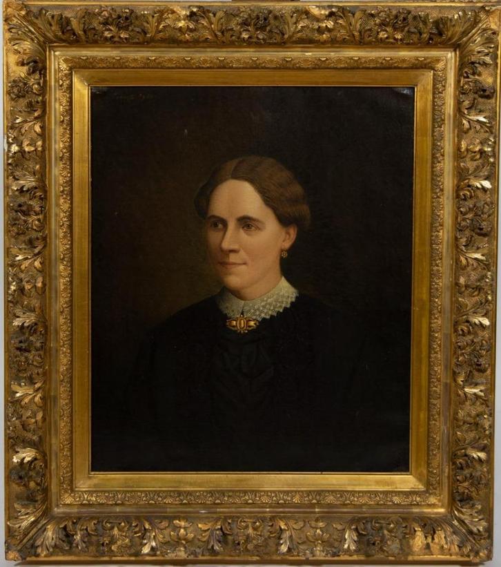 Antiek Schilderij op doek, gesigneerd et gedateerd, Antiek en Kunst, Kunst | Schilderijen | Klassiek, Ophalen