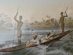 1865 Lith FACS Thomas Bains Great Western Falls serie van 4!, Ophalen of Verzenden