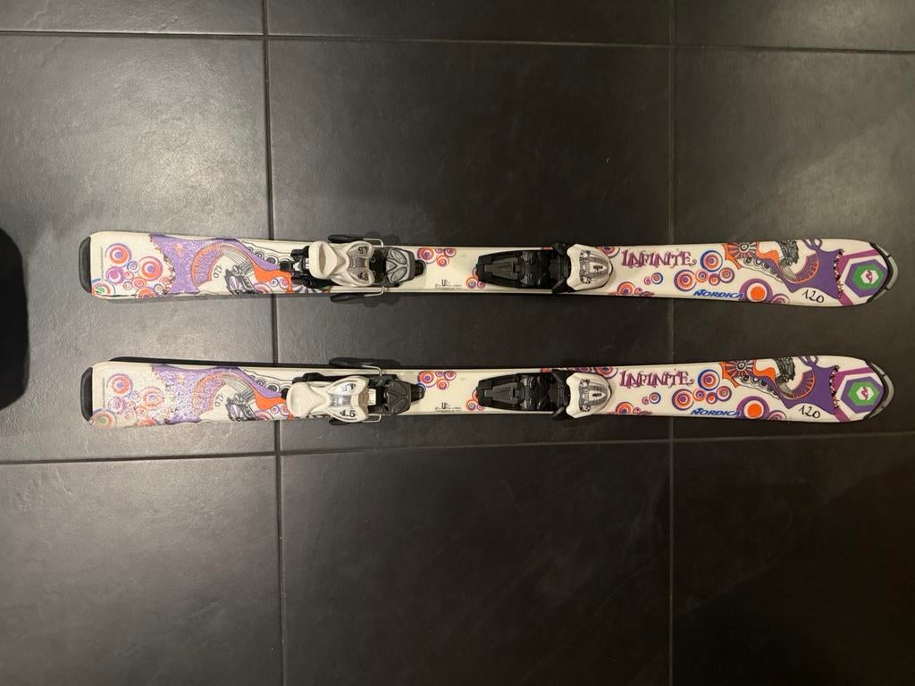 Kinderskies 120, Ophalen, Gebruikt, 100 tot 140 cm, Nordica