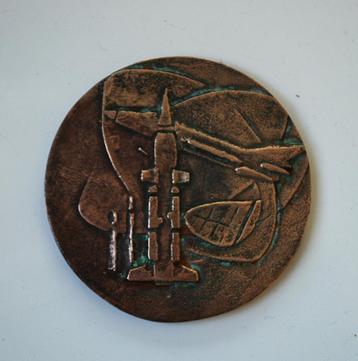 Sovjet Luchtverdedigingspenning Warschau pact Brons plaque beschikbaar voor biedingen