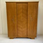 Vintage j`50/60 kledingkast hang/leg linnenkast demontabel, Overige materialen, 100 tot 150 cm, Vintage, Met hangruimte