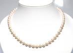 Schitterende 14-KT Goud Akoya Zoutwater Parel Ketting 44 CM, Verzenden, Goud, Ketting, Met edelsteen