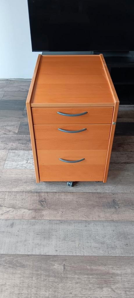 Nette dossierkast op wieltjes, Huis en Inrichting, Kasten | Ladekasten, Zo goed als nieuw, Minder dan 100 cm, Minder dan 50 cm