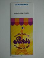 Air France prijslijst uit 1976 (N64), Ophalen of Verzenden, Gebruikt, Boek of Tijdschrift