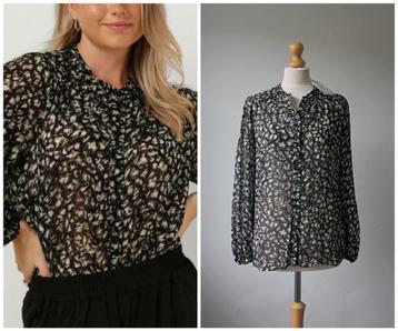 Second Female - NIEUW / prachtige blouse / zwart / maat S beschikbaar voor biedingen