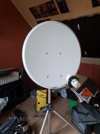 Te koop schotelantenne met statief, Caravans en Kamperen, Ophalen, Gebruikt