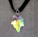 Tachyon Archion® gestructureerde ketting - kristal blaadje, Diversen, Verpleegmiddelen, Ophalen of Verzenden, Nieuw