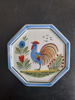 Vintage onderzetter met afbeelding haan, Antiek en Kunst, Ophalen