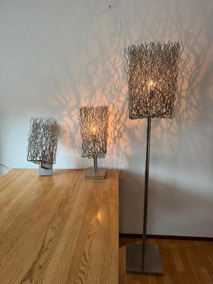 Brand van Egmond - exclusieve designlampen set van 3, Huis en Inrichting, Lampen | Vloerlampen, Zo goed als nieuw, Minder dan 100 cm