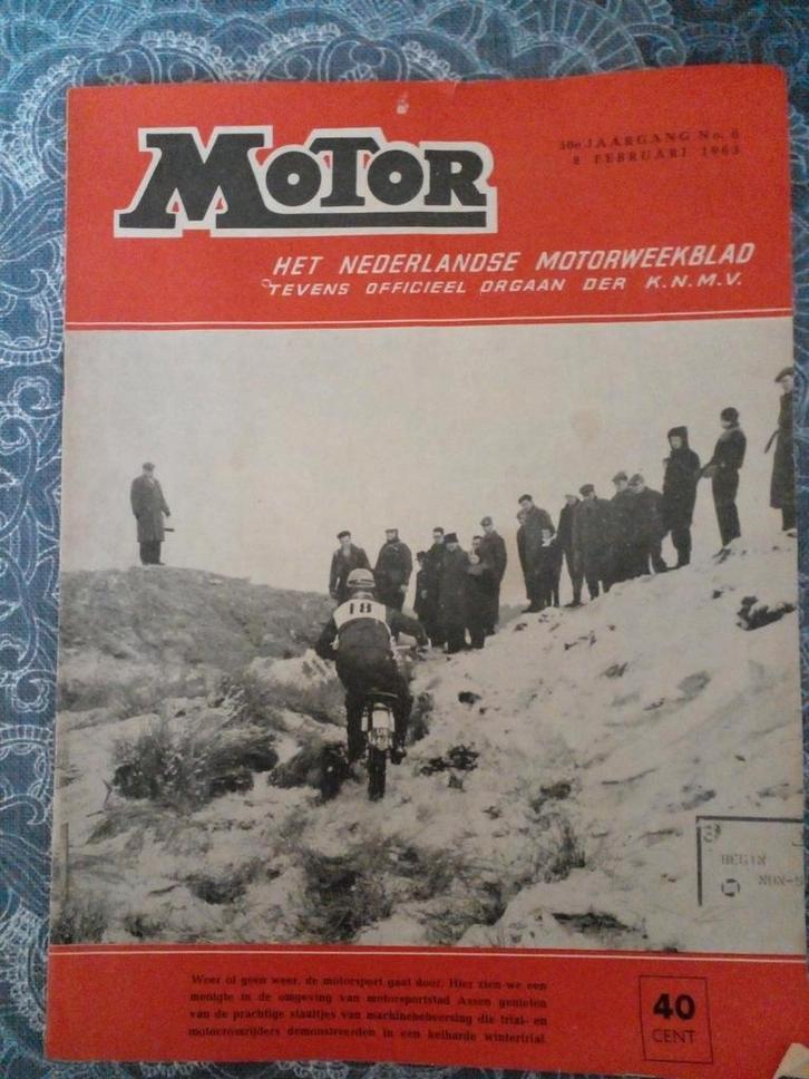 Motor Weekblad 1963 - Motorsport Historie, Boeken, Motoren, Ophalen of Verzenden