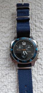 Breil Polshorloge met blauwe band, Overige merken, Staal, Met bandje, Polshorloge