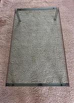 Hank Kwint rvs salontafel 140x80, Ophalen, 50 tot 100 cm, Minder dan 50 cm, Rechthoekig