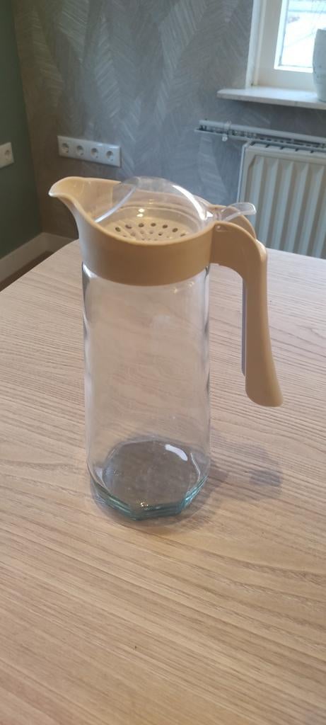 Glazen sap kan, Ophalen of Verzenden, Gebruikt