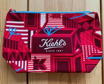Kiehl's Red Pouch - Toilettas / Etui - Rood Wit - Nieuw beschikbaar voor biedingen