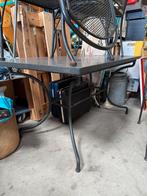 IJzer tuinstel, Tuin en Terras, Tuintafels, Gebruikt, ., Ophalen of Verzenden, .