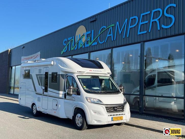 Adria Coral Plus 670 DL 180PK/AUTOMAAT/HEAVY, Caravans en Kamperen, Campers, Bedrijf, tot en met 3, Half-integraal, Adria, Fiat