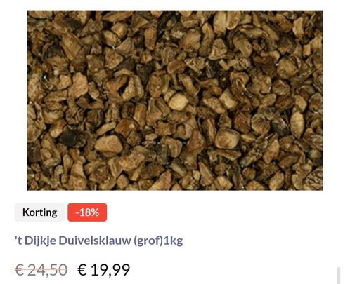 't Dijkje Duivelsklauw grof 1kg, Dieren en Toebehoren, Paarden en Pony's | Verzorgingsproducten, Nieuw, Ophalen of Verzenden