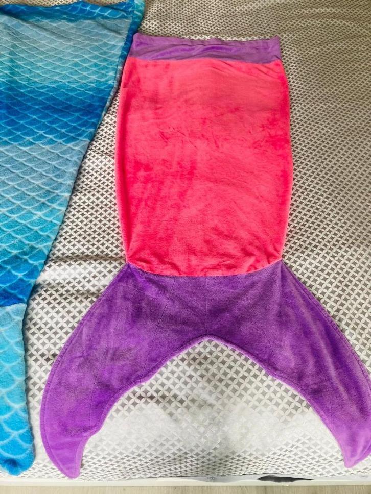 Zeemeermin Staart Deken Slaapzak, Kinderen en Baby's, Dekens, Slaapzakjes en Inbakerproducten, Zo goed als nieuw, Deken, 100 cm of meer