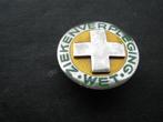 Verpleegstersspeld Wet Ziekenverpleging  zilver., Verzenden