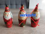 Antieke kerstman matroesjka baboesjka russian nesting doll, Diversen, Kerst, Ophalen of Verzenden, Gebruikt