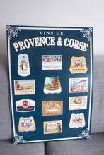 vintage kartonnen reclame item Vins de Provence & Corse, Verzamelen, Merken en Reclamevoorwerpen, Ophalen of Verzenden, Gebruikt