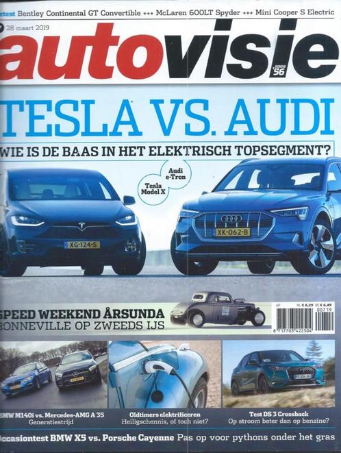 Autovisie 7 2019 : Tesla Model X - Audi e-Tron - BMW M140i, Boeken, Auto's | Folders en Tijdschriften, Gelezen, Algemeen, Ophalen of Verzenden